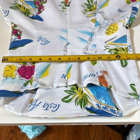 Robin Jordan Strapless Dress with Floral and Nautical Print - Picture 7 of 9